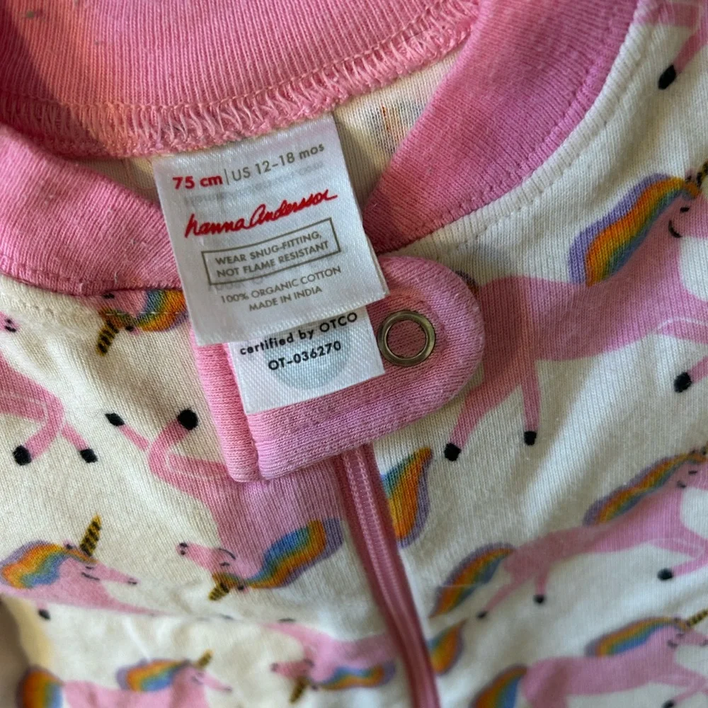 Hanna Andersson Kids short sleeve bodysuit Bundle 12-18months - Picture 9 of 16